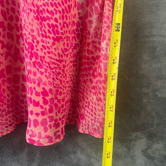 Ann Taylor Pink Animal Print Midi Dress - Picture 4 of 6